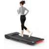 Under Desk Walking Pad Treadmill Foldable with Handlebar Remote Controll