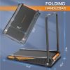 Under Desk Walking Pad, Treadmill 15% Incline 2.0HP 240LBS with Remote Control